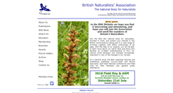 Desktop Screenshot of bna-naturalists.org