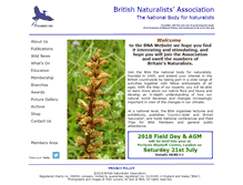 Tablet Screenshot of bna-naturalists.org